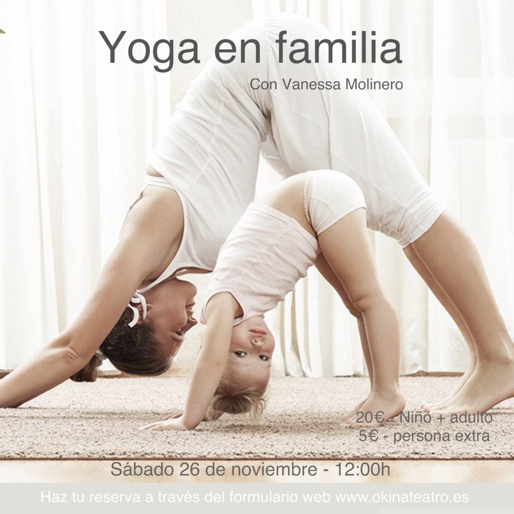 Taller de Yoga en familia. Vanessa Molinero. 